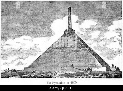 Pyramide Austerlitz 1805 Stock Photo