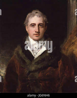 Robert Stewart Viscount Castlereagh and 2. marquess of Londonderry Stock Photo