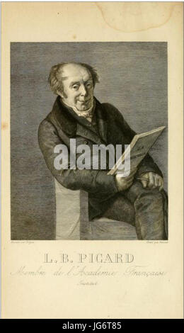 Louis-Benoît Picard (1769-1828) par Jamont d après Crigner Stock Photo