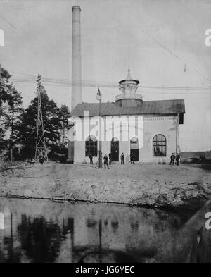 Saltsjöbadens elverk 1890-tal A Stock Photo