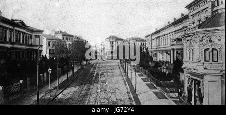 Schwachhauser Heerstraße - 1899 - Bremen Stock Photo