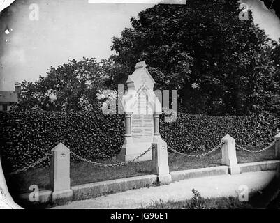 Memorial to the dead of the Abergele railway accident 1868 NLW3361142 Stock Photo