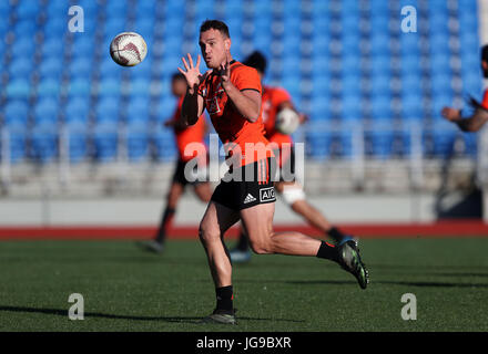 New Zealand's Israel Dagg during a training session at The Trust Arena, Henderson. Stock Photo