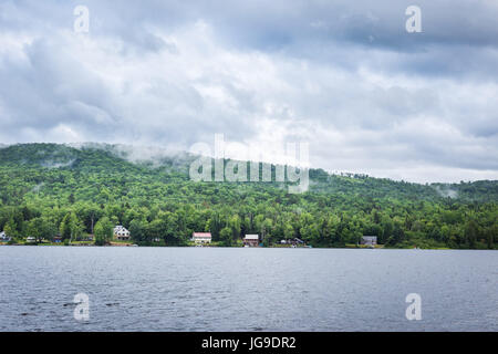 A quiet morning at Neal Pond, Vermont Stock Photo - Alamy