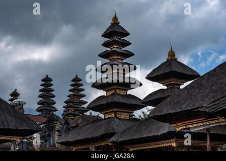 Besakih temple Bali  ,Indonesia Stock Photo