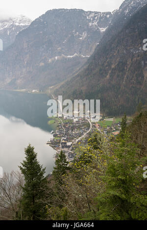 Visit to Salzwelten salt mines in Austria Stock Photo