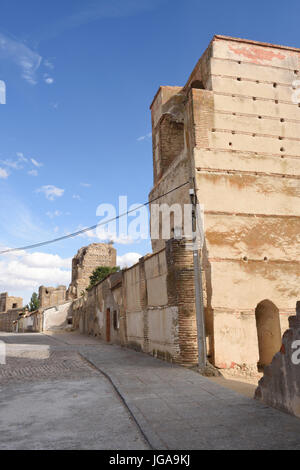 Walls of Madrigal de las Altas Torres, Avila province, Spain Stock Photo