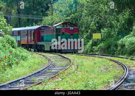 The Main Line Rail Road In Sri Lanka Stock Photo