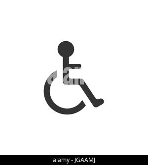 disabled icon  sign Stock Photo