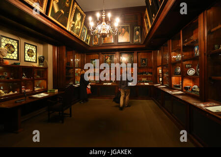 A gallery inside the Walters Art Museum,  Baltimore, Maryland Stock Photo