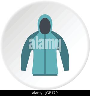 Sweatshirt icon circle Stock Vector