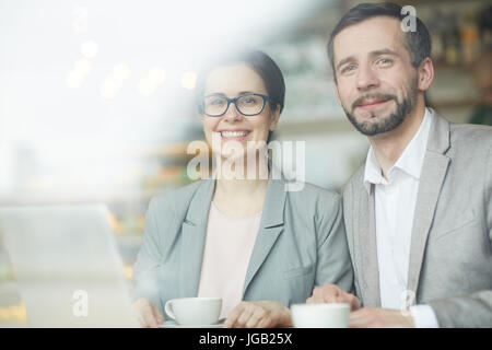 Break of co-workers Stock Photo