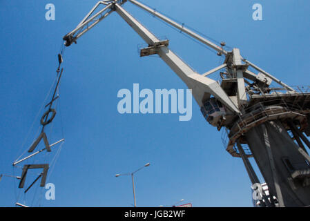 General views of Pireus Harbor, port of Athens (Greece) Stock Photo