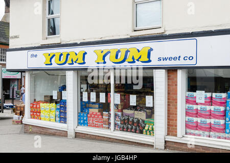 The Yum Yum Sweet shop in Colehill, Tamworth, Staffordshire Stock Photo