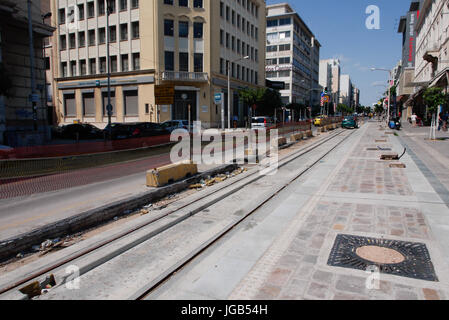 General views of Pireus Harbor, port pf Athens (Greece) Stock Photo