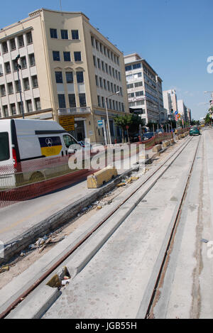 General views of Pireus Harbor, port pf Athens (Greece) Stock Photo