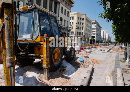 General views of Pireus Harbor, port pf Athens (Greece) Stock Photo