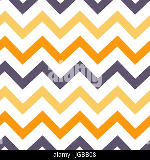 colorful seamless vector pattern illustration with zig zag stripes Stock Vector