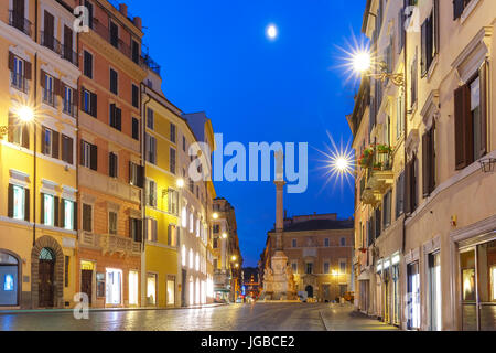 Column of the Immaculate Conception, Rome, Italy. Stock Photo