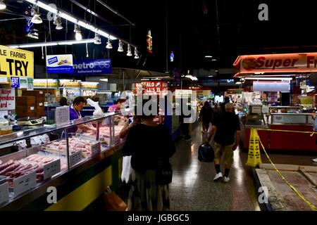 World famous Lexington market in Baltimore Stock Photo