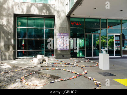 Manila, Philippines - Dec 21, 2015. Art exhibition at Ayala Museum in Manila, Philippines. Stock Photo