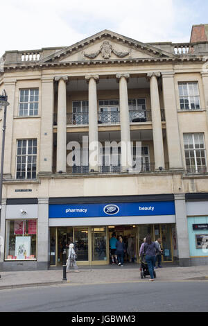 Shops and businesses in Cheltenham Stock Photo