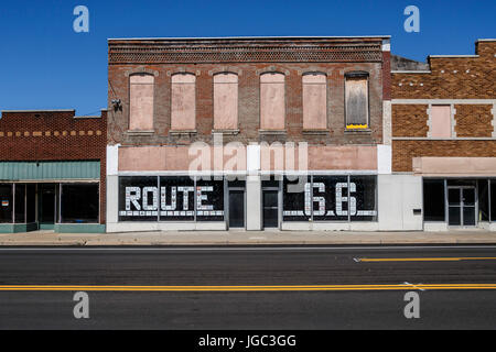 Baxter Springs, Historic Route 66, Kansas, USA Stock Photo