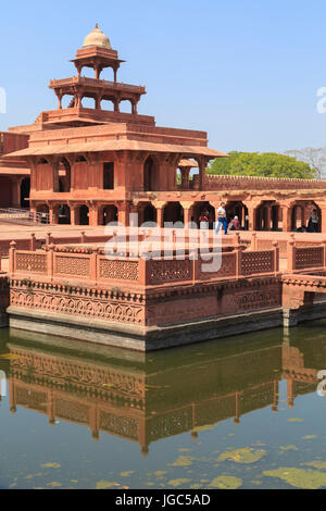 The Panch Mahal, Royal Palace, Fatehpur Sikri, India Stock Photo