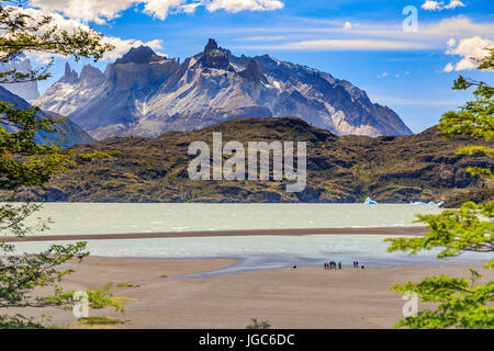 Lago Grey, Torres del Paine National Park, Patagonia, Chile Stock Photo