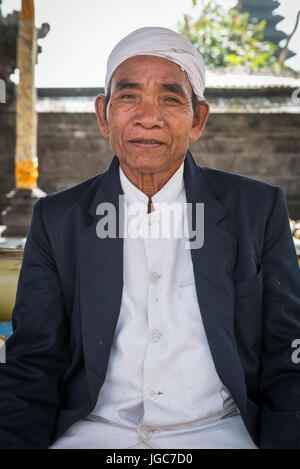 Portrait of Trajan man, Muslim, in tana toraja , Sulawesi Indonesia Stock Photo