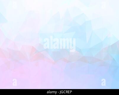 Triangle pink blue pattern Stock Vector