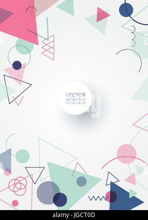 Abstract geometric background Stock Vector