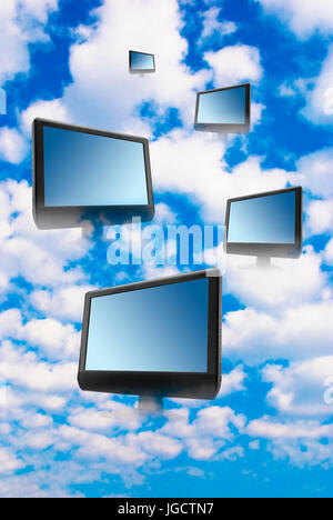cloud computing concept Stock Photo