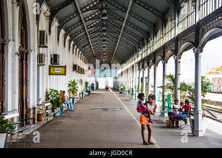 Railway station, Maputo, Mozambique Stock Photo