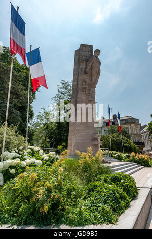 Monument du General Leclerc, Amiens Stock Photo