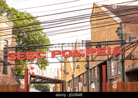 SESC Pompeia Factory, 25.01.2016, Capital, Pompeia, São Paulo, Brazil ...