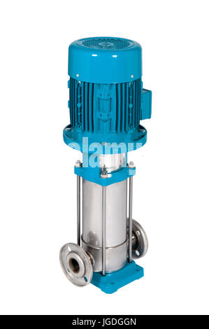 Water pressure pump on white Stock Photo