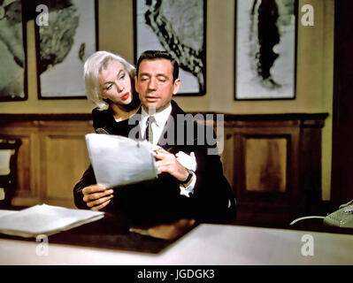 LET'S MAKE LOVE 1960 Twentieth Century Fox film with Marilyn Monroe and Yves Montand Stock Photo