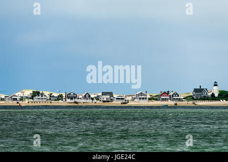 Sandy Neck Lighthouse, Barnstable, Cape Cod, Massachusetts, USA. Stock Photo