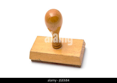 Rubber stamp isolated on white background Stock Photo