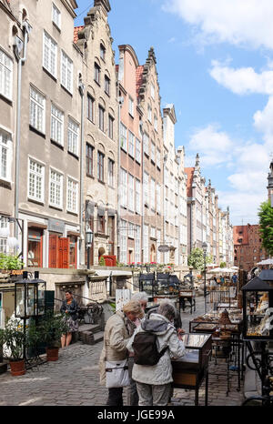 St. Mary's Street (ul Mariacka), Gdańsk, Poland Stock Photo