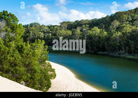 Lake Wabby, Fraser Island, Queensland, Australia. Stock Photo