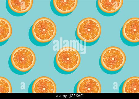 Slices of fresh orange summer background Stock Vector Image & Art - Alamy