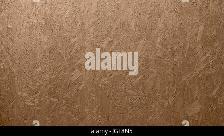 pressed wood brown painted wall Stock Photo