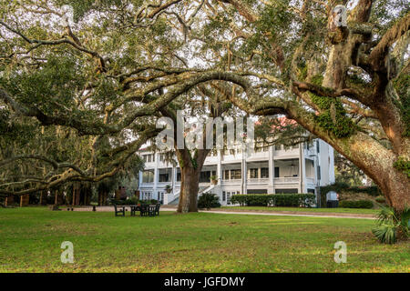 Greyfield Inn is located on Cumberland Island, Georgia, USA Stock Photo