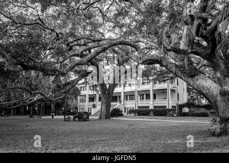 Greyfield Inn is located on Cumberland Island, Georgia, USA Stock Photo