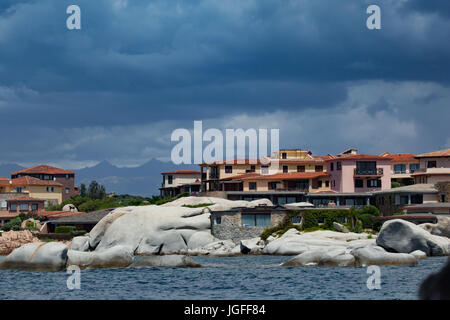 Cavallo island part of the Lavezzi archipelago (Bonifacio strait,Corsica) Stock Photo