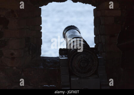 Fortress, world heritage, haven, Helsinki at blue sky, Cathedral Stock Photo