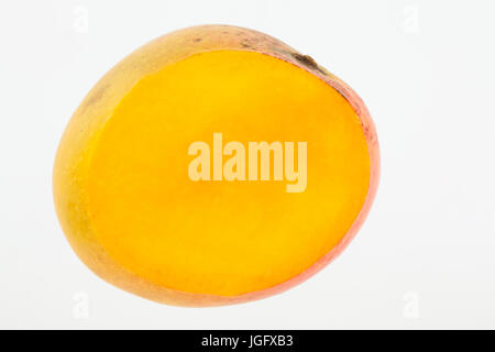 Mango (Mangifera indica) isolated on white background Stock Photo