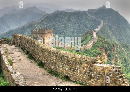 Great wall of china Jinshanling Stock Photo